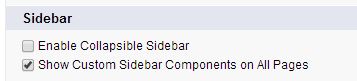 Show Custom Sidebar Components on All Pages